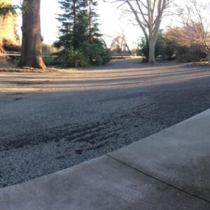 Graded and leveled gravel driveway in chico, ca